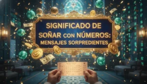Significado de soñar con números: mensajes sorprendentes