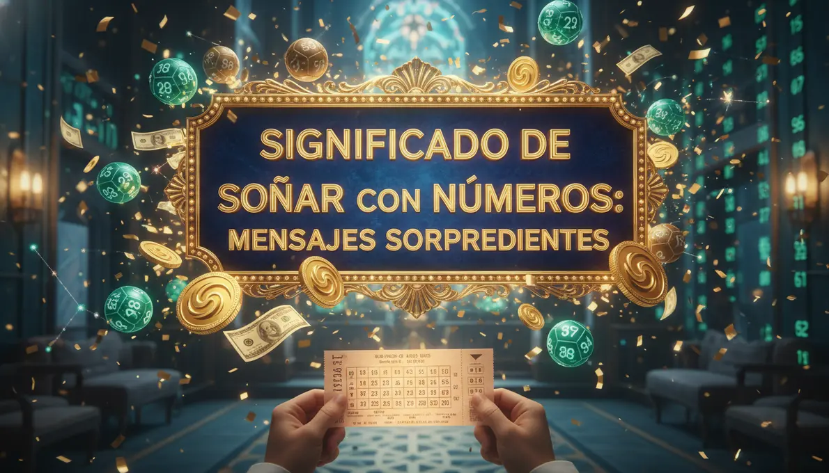 Significado de soñar con números: mensajes sorprendentes